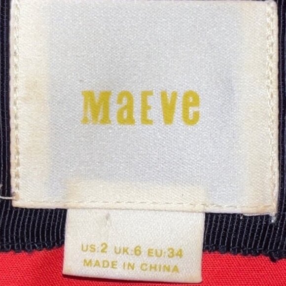 Anthropologie Maeve Dress Sailboat Spring Sheath 2 Sleeveless Boat Nautical - Picture 9 of 11